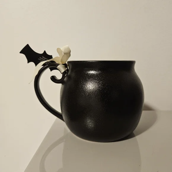 Rae Dunn Black Magic Potion Halloween Cauldron Mug - Picture 2 of 5